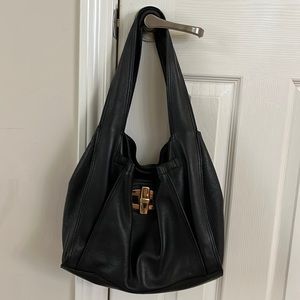 BMAKOWSKY Genuine Leather- BM22340 Seoul II - Black Shoulder purse